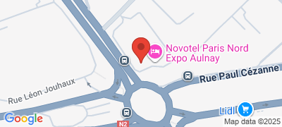 Htel Novotel Paris Nord Expo Aulnay, 65 rue Michel Ange RN 370 Carrefour de l'Europe, 93600 AULNAY-SOUS-BOIS