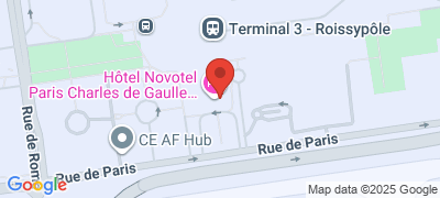 Novotel Paris Charles-de-Gaulle Airport, Rue de Paris Roissypole Gare RER , 93290 TREMBLAY-EN-FRANCE