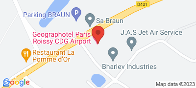 Geographotel Paris-Roissy CDG Airport, 1 bis rue de Paris, 77990 LE MESNIL-AMELOT