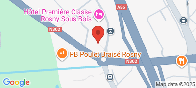 B&B HOTEL Paris Rosny-sous-Bois, 1 rue de Lisbonne, 93310 ROSNY-SOUS-BOIS