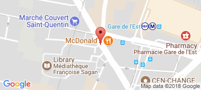 Mercure Paris Gare de l'Est Magenta, 1-3 Cour de la Ferme St Lazare Angle 79/81 boulevard Magenta, 75010 PARIS