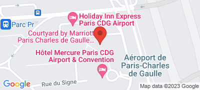 Courtyard by Marriott Paris Charles de Gaulle Central Airport, 10 rue du Voyageur, 95700 ROISSY-EN-FRANCE