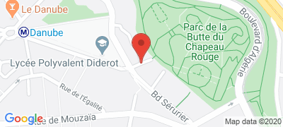 Parc de la Butte-du-Chapeau-Rouge, Accs : avenue Debidour, BD d'Algrie, 75019 PARIS
