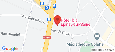 Hôtel Ibis Epinay-Sur-Seine, 1-3, avenue du 18 juin 1940, 93800 EPINAY-SUR-SEINE