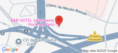 B&B Saint-Denis Porte de Paris, 14 avenue Docteur Lamaze, 93200 SAINT-DENIS