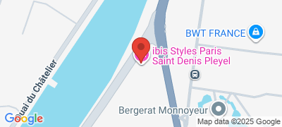 Htel ibis Styles Paris Saint Denis Pleyel, 2 quai de Saint-Ouen et 2 boulevard de la Libration, 93284 SAINT-DENIS