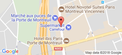 Ibis Paris Porte de Montreuil, 2 av du Professeur Lemierre, 75020 PARIS
