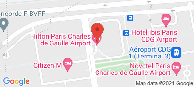 Hilton Paris Charles de Gaulle Airport, 8 rue de Rome, 93290 TREMBLAY-EN-FRANCE