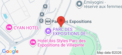 Paris-Nord Villepinte Parc d'expositions et Centre de conventions, ZAC Paris Nord 2 BP 68004, 93420 VILLEPINTE