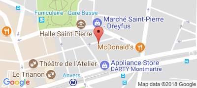 Hôtel Bellevue à Montmartre, 19 rue d'Orsel, 75018 PARIS